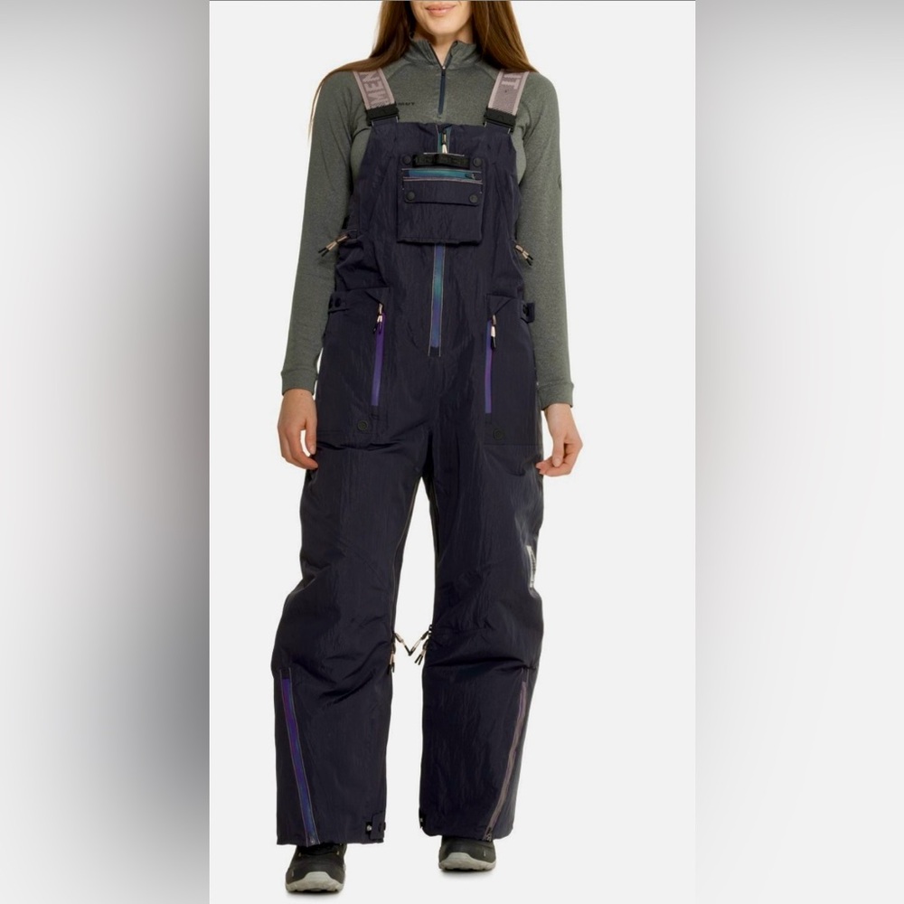 Free People Black Snow Bibs